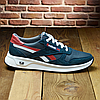 Чоловічі шкіряні кросівки (натуральна шкіра) сині демісезонні, чоловіче взуття весна осінь, розміри 40-45, фото 3
