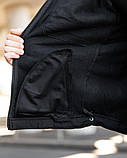 Міська польова куртка MAXIMUS софтшел чорна ПП7980 ТМ, фото 8