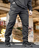 Польовийні штани MAXIMUS софтшел з адмін-карманами dark grey ПП7987 ТМ, фото 2