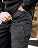Польовийні штани MAXIMUS софтшел з адмін-карманами dark grey ПП7987 ТМ, фото 3