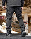 Польовийні штани MAXIMUS софтшел з адмін-карманами dark grey ПП7987 ТМ, фото 8