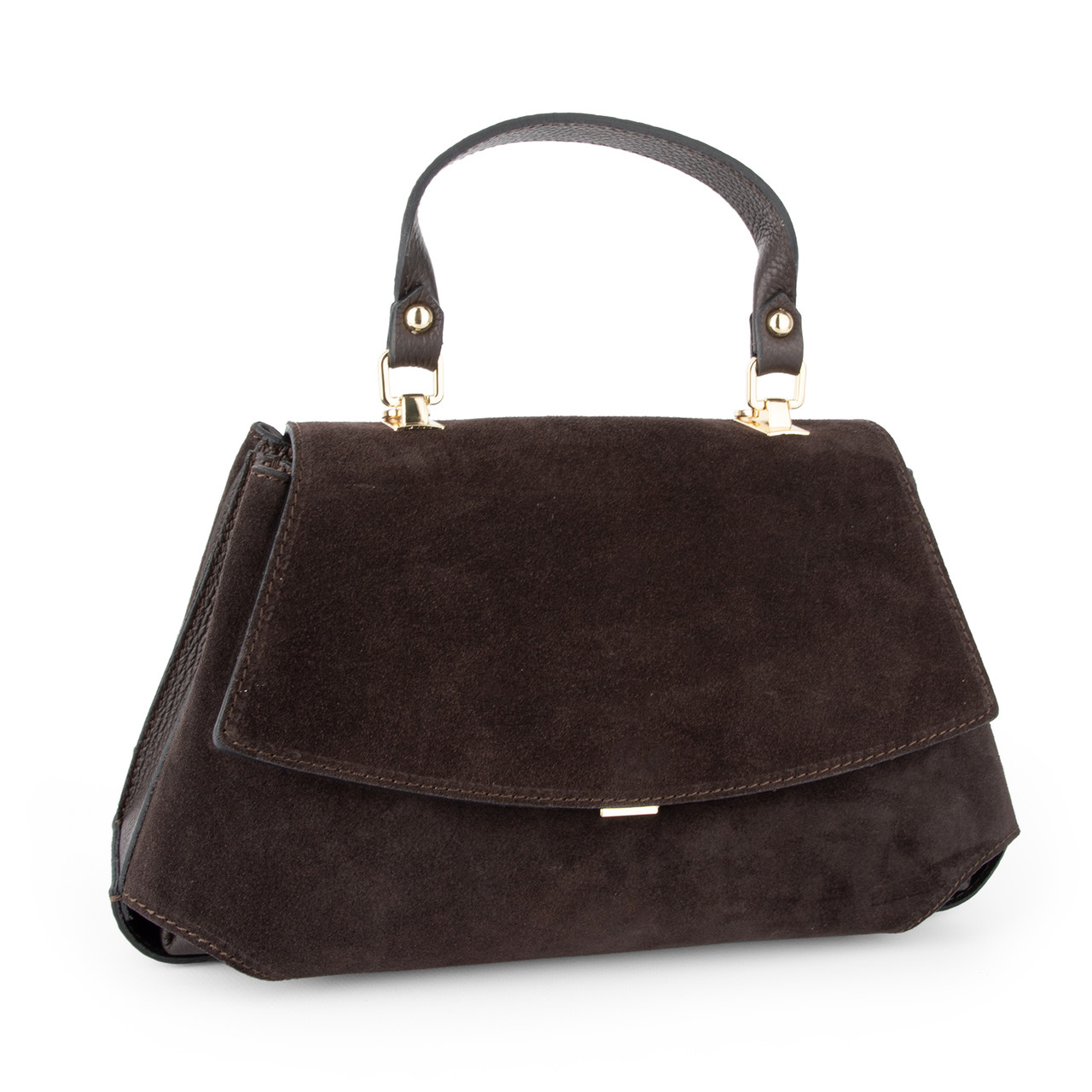 Сумка жіноча замшева Virginia Conti 04062 шоколадна