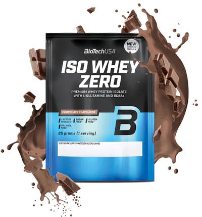 Протеїн BioTech Iso Whey Zero g 25 шоколад, фото 1