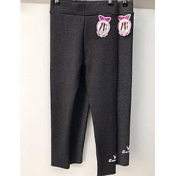 Лосини з білим хутром для дівчаток-підлітків "Фабричний Китай" Розміри: 9,10,11,12 років (16361)