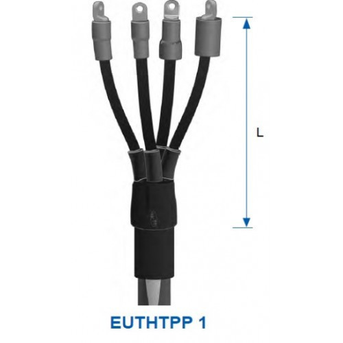 Кабельна муфта EUTHTPP 1 4х120-240 без наконечників, для кабеля до 1 кВ, з паперовою ізоляцією, фото 1