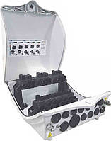 Розподільчий бокс для абонентських підключень трифазний Sicame Multibox DB2-4, IP55, антивандальне виконання