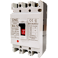 Автоматичний вимикач CNC ВА-72 10А 3Р 380В 30кА (Б00027811) Корпусний автоматичний вимикач, IP30 / IP00