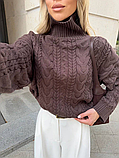 Женский свитер с горлом, фото 4
