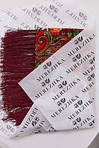 Платок "Романтические цветы" (красный), фото 3