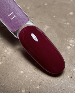 Гель-лак для нігтів Dark gel polish new collection 11 Темно-сливовий Без TРO, 10 мл