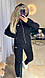 Жіночий прогулянковий костюм; Кольори: графіт, чорний, моко; Розміри: 42-44, 46-48, 50-52 ;, фото 3