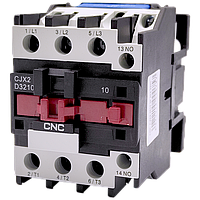 Електромагнітний контактор CNC CJX2-3201 15кВт 220В 32А (Б00029062) малогабаритний, нереверсивний, ІР20