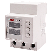 Реле контролю напруги CNC YC9VA AC 230В 63А (Б00043178) для захисту електрообладнання та контролю струму