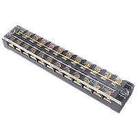 Клемна колодка CNC ТВ-1512 (Б00028959), черный, 12 контактов, гвинтовий зажим, IP20, 15А