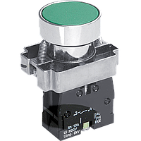 Кнопка CNC LAY5-ВА31 NO зелена (000000828), 400В, кругла, IP40, 1NO, діаметр 22мм