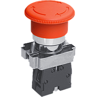 Кнопка-грибок CNC LAY5-ВC42 NC ø40 червона (Б00029356) 400В, IP40