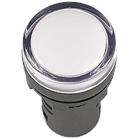 Сигнальна лампа CNC AD22-22DS 220В АС біла (000000813) світлодіодна, однофазна, IP54, діаметр 22мм