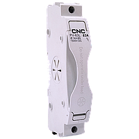 Тримач запобіжника CNC PV-63L 1 полюс SOLAR 14х85 1500В DC 63А (Б00031372) циліндричний тип 10х85