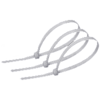 Нейлоновий хомут CNC 4x200 100шт білий (000000767) кабельний, багаторазовий