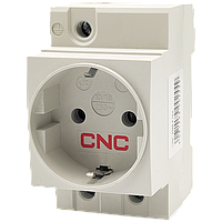 Розетка на DIN-рейку CNC TMS-5 L+N+PE 16A (Б00038795), IP20, 3 полюса, на DIN-рейку