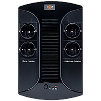 Лінійно-інтерактивне ДБЖ LP 650VA-PS (390Вт), 4 розетки, чорний корпус, LCD індикація, 272х180х95 мм