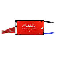 BMS плата Li-ion 72V 20S Dis 40A Ch 20A, балансировка, защита от перезаряда