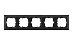 Рамка 5-на ODAK чорна, для фото, настенная, размер A4
