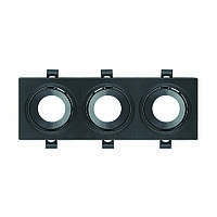 Корпуси під лампу AZELYA-4 чорний, врізний спот світильник, цоколь MR16, потужність до 10 Ватт