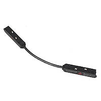 Кутовий конектор живлення для магнітного шинопровода MAGNET-C1 чорний, матеріал корпусу: метал, пластик