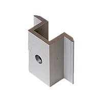 Притиск міжмодульний універсальний для кріплення сонячних панелей 30-35-40 мм П, алюмінієвий, легкий