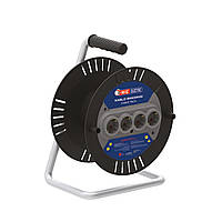 Котушка з кабелем NEW 40м з заземленням, електричний кабель 40 метрів