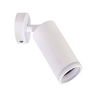Світильник-спот VERONA білий, накладний, циліндричної форми, під джерело GU10, потужність до 10 Вт
