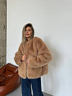 Вкорочена еко-шубка ''Ліна''