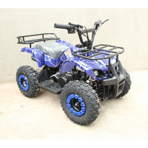 Дитячий бензиновий квадроцикл з мотором 49cc SN-A51В Синій. Швидкість до 50 км/год для дітей від 5-10 років, фото 1