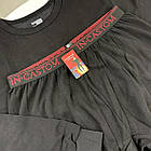 Чоловічий бавовняний комплект термобілизни з начосом #997  In-Castom, фото 3