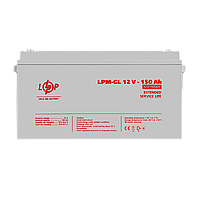 Акумулятор гелевий LPM-GL 12V - 150 Ah, 150 Ah, 12V, для сонячних батарей