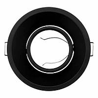 Світильник-спот MEYAN-R чорний, врізний, під джерело MR16, потужність до 50 Ватт, металевий корпус