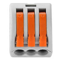 Роз'єм 3-х полюсний CONNECTOR-3, 400V, для підключення, з ABS пластика