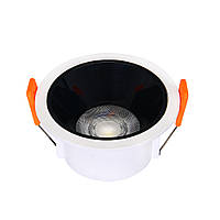 Світлодіодний світильник AMARA-6 6W 6400K, вбудований LED світильник, кут розсіювання 38°