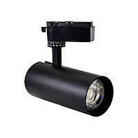 Світлодіодний світильник трековий BREMEN-40 40W чорний, кут освітлення 24°, колірна температура 4200K