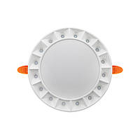 Світлодіодний світильник вбудований LED HARLEY-20 20W 3000K-6500K білий, регульований врізний отвір 55-200 мм