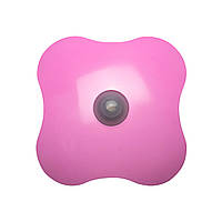 Нічник led BOBBY рожевий, енергоефективний, безпечний, для спальні, дитячої, вітальні