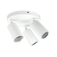 Світильник-спот JOKER-4 білий, накладний, циліндричної форми, GU10, потужність до 3х10 Ватт