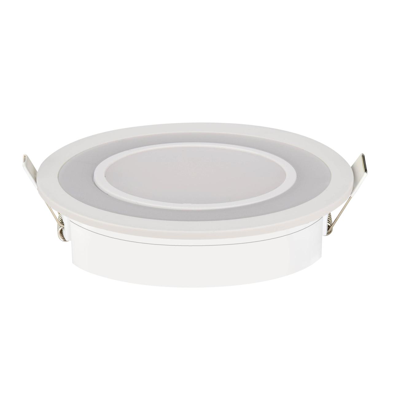 Світлодіодний світильник вбудований LED CARTER-12 12W 4200K білий, 130 мм, енергоефективний, без пульсацій, фото 1