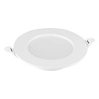 Світлодіодний світильник вбудований LED AURA-5 5W 6400K білий, круглий, енергоефективний, для стельового монтажу