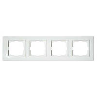 Рамка 4-на біла MINA, для фото, настенная, размер A4