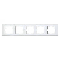 Рамка 5-на GRANO білий, для фото, настенная, 5 мест, стильный дизайн