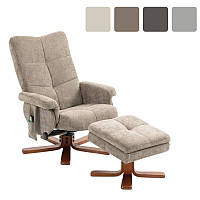 Крісло масажне Avko Style ARMH + підігрів + підставка для ніг для дому офісу R_2550