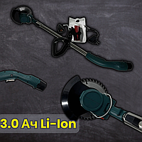 Садовий тример для трави BULL-TECH BT-0006 до 10 000 об./хв 2 × 12 В, 3.0 А·год (Li-Ion)