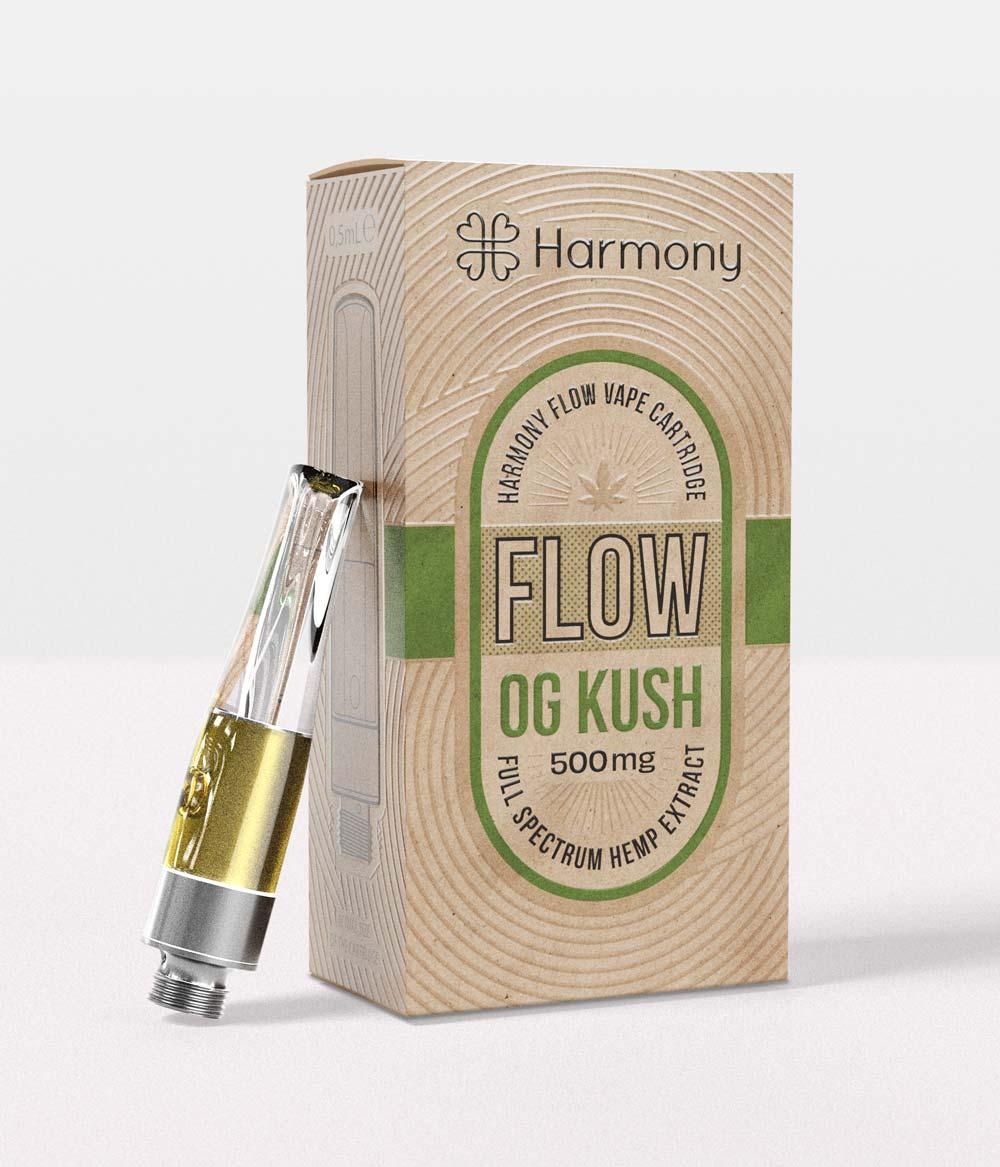 🌿Картридж Harmony Flow OG Kush – 500 мг | 0,5 мл, фото 1